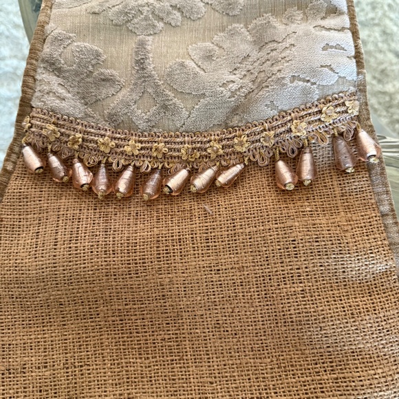 Christmas Stockings Set of 2 Decorative Burlap Large - Picture 9 of 10